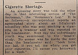 John O'Groat Journal 27.06.1941 "cigarette shortage"